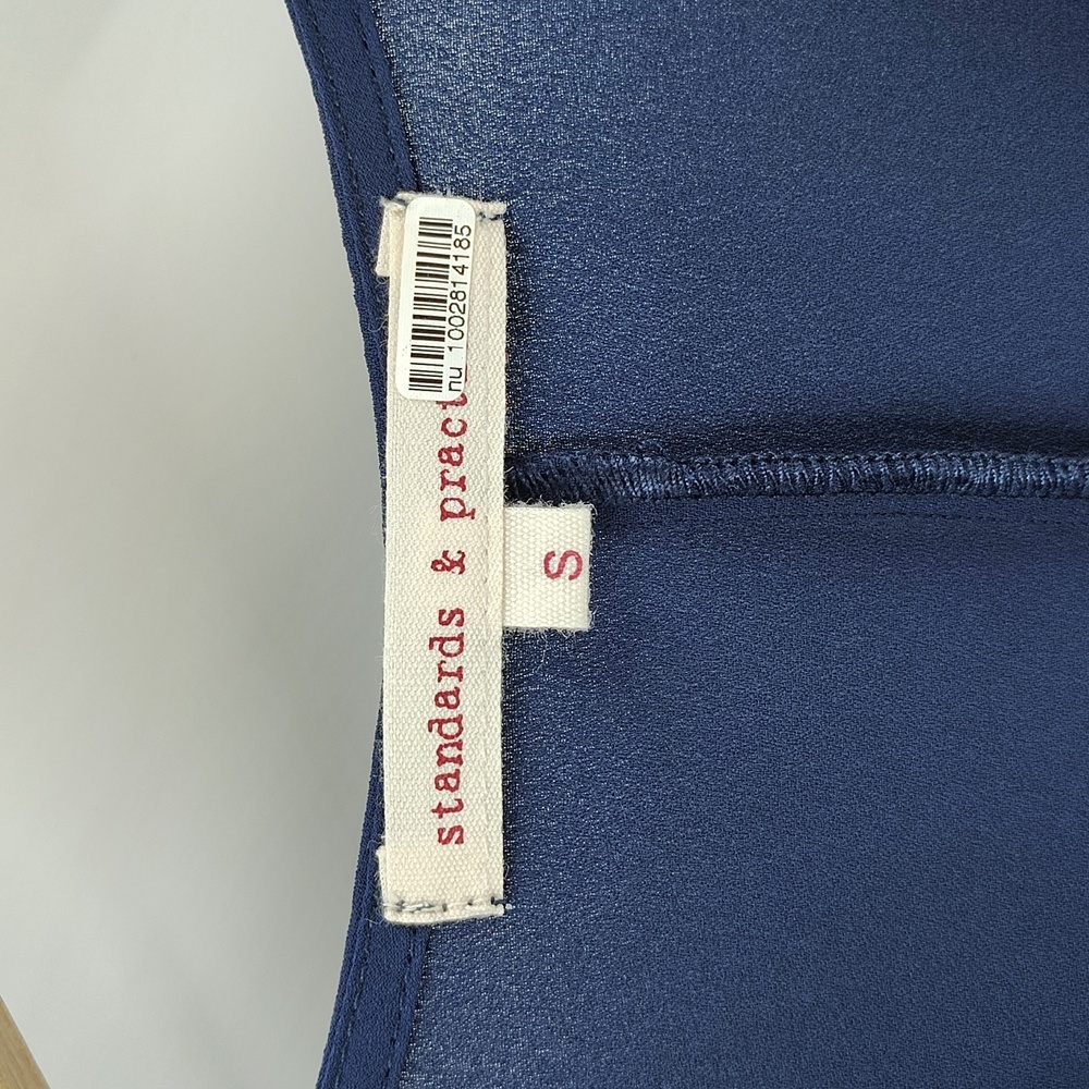 Standards And Practices Navy Blue Size Small Wrap… - image 7